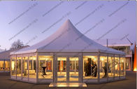 Water Proof White Marquee Tent Gazebo , Big Outdoor Tent Wedding Party And Event