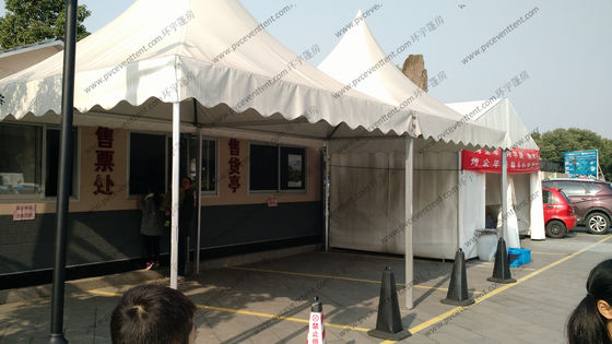 3 x 3m Mini Temporary High Peak Marquees UV Resistant For Amusement Park