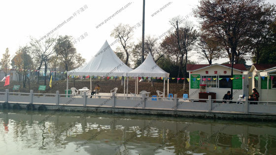 3 x 3m Mini Temporary High Peak Marquees UV Resistant For Amusement Park