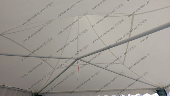High Peak Outdoor Exhibition Tents White PVC Cover Aluminum Frame For Car Exhibition